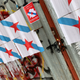 Galiza Independente! banners in Ourense’s capital city.